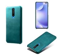 Coque pour Xiaomi POCO F2,Anti-dérapage,Protection Contre Les Chutes,Coquille arrière Simple de Couleur Solide,Design en Cuir d'imitation en Plastique-Green