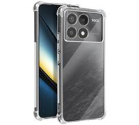 Coque pour Xiaomi Poco F6 Pro Antichoc Flexible Coins renforcés Transparent