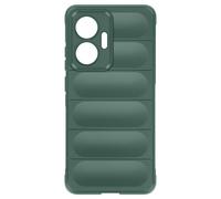 Coque pour Xiaomi Poco F7 avec Texture Relief en Silicone Vert