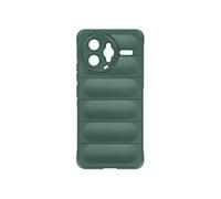 Coque pour Xiaomi Poco F7 Pro / F7 Ultra avec Texture Relief en Silicone Vert