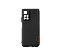 Coque pour Xiaomi Poco M4 Pro 5G / Redmi Note 11S 5G Rigide Dos Tissu Série Fino Noir