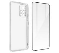 Coque pour Xiaomi Poco M4 Pro 5G / Redmi Note 11S 5G Souple Verre 9H Transparent