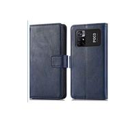 imoshion imoshion Étui de téléphone portefeuille Luxe Xiaomi Poco M4 Pro 5G Bleu foncé