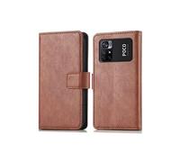 imoshion imoshion Étui de téléphone portefeuille Luxe Xiaomi Poco M4 Pro 5G Brun