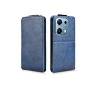 Coque pour Xiaomi POCO M6 Pro 4G Etui de Protection en Cuir à Rabat Vertical de Luxe avec Fente pour Carte Bleu
