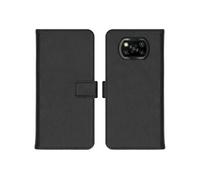 Coque pour Xiaomi Poco X3 Pro,Xiaomi Poco X3 Similicuir Noir