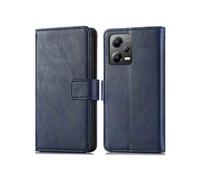 imoshion imoshion Étui de téléphone portefeuille Luxe Xiaomi Poco X5 5G Bleu foncé