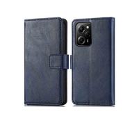 imoshion imoshion Étui de téléphone portefeuille Luxe Xiaomi Poco X5 Pro 5G Bleu foncé