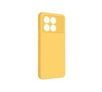 Coque pour Xiaomi Poco X6 Pro Semi-rigide Mat Anti-traces Dragonne Avizar Jaune