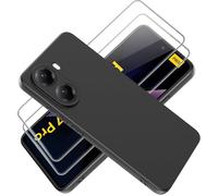 Coque pour Xiaomi Poco X7 Pro 5G + 2x Verres trempé - Etui Housse Noir Vitre Protection Ecran Verre Trempé
