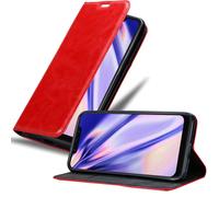 cadorabo Coque pour Xiaomi Pocophone F1 en Rouge DE Pomme - Housse Protection avec Fermoire Magnétique, Stand Horizontal et Fente Carte - Portefeuille Etui Poche Folio Case Cover