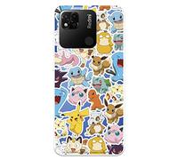 Coque pour Xiaomi Redmi 10A Officiel Pokemon Motif Sticker Pokémon pour protéger votre téléphone portable Coque en silicone souple avec licence officielle Pokémon