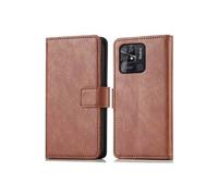 imoshion imoshion Étui de téléphone portefeuille Luxe Xiaomi Redmi 10C Brun