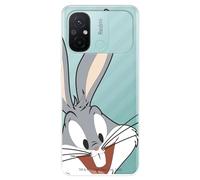 Coque pour Xiaomi Redmi 12C Officiel de Warner Bros Bugs Bunny Silhouette pour protéger votre téléphone portable Xiaomi Silicone Transparent Souple avec Licence Officielle