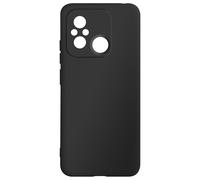 Coque pour Xiaomi Redmi 12C Semi-rigide Soft-touch Fast Cover Noir