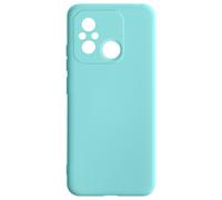 Coque pour Xiaomi Redmi 12C Semi-rigide Soft-touch Fast Cover Turquoise