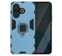 Coque pour Xiaomi Redmi 13 Anneau Support Antichoc Avizar Bleu Pâle