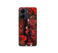 Coque Pour Xiaomi Redmi 13C 4g Demon Slayer Kimetsu no Yaiba Itachi Uchiha front rouge