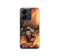 Coque Pour Xiaomi Redmi 13C 4g Demon Slayer Nezuko 3D art anime Manga