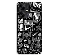 Coque Pour Xiaomi Redmi 13C 5g Nike air logo Graffiti Noir et blanc Maniacase