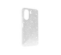 Coque pour Xiaomi Redmi 13C Paillette Silicone Semi-rigide Fin Argent