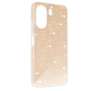 Coque pour Xiaomi Redmi 13C Paillette Silicone Semi-rigide Fin Dorée