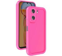 Coque pour Xiaomi Redmi 13C Silicone Soft Touch Bordures Surélevées Fuchsia