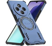 Coque Pour Xiaomi Redmi 14c 4g Dissipation De La Chaleur Coque, Mate Antichoc Anti-Chut Hybride Tpu Et Pc Housse Avec Magnetique Pour Xiaomi Redmi 14c 4g Étui, Bleu