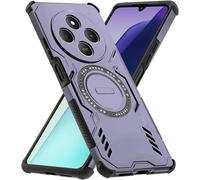 Coque Pour Xiaomi Redmi 14c 4g Dissipation De La Chaleur Coque, Mate Antichoc Anti-Chut Hybride Tpu Et Pc Housse Avec Magnetique Pour Xiaomi Redmi 14c 4g Étui, Violet