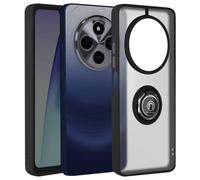 Coque pour Xiaomi Redmi 14C Bague Métallique Support Vidéo Noir
