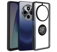 Coque pour Xiaomi Redmi 14C Bague Métallique Support Vidéo Noir