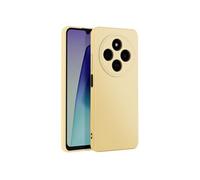 Coque pour Xiaomi Redmi 14C Semi-rigide Soft-touch Anti-traces Jaune