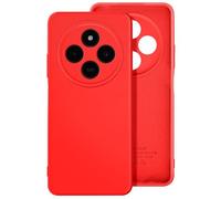 Coque pour Xiaomi Redmi 14C Semi-rigide Soft-touch Anti-traces Rouge