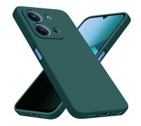 Coque pour Xiaomi Redmi 15C 4G/5G/Poco C85 EU Version（Pas pour Global Version）avec 3 Pièces Protection Écran en Verre Trempé, Vert rigide en PC et Souple TPU Silicone Housse Étui pour Redmi 15C 4G