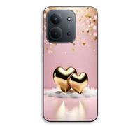 Coque Pour Xiaomi Redmi 15C 5g coeur dorée brillant Maniacase