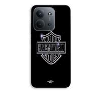 Coque Pour Xiaomi Redmi 15C 5g Harley Davidson logo motor sycles gris front noir Maniacase