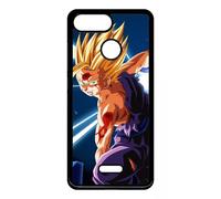 Coque Pour Xiaomi Redmi 6 - Dbz Gohan Super Saiyan Kamehameha L'eveil D'un Guerrier - Noir