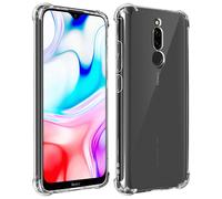 Coque Xiaomi Redmi 8 / 8A Silicone Flexible Bumper Résistant - Transparent