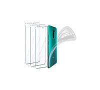 Coque pour xiaomi redmi 9 avec 3 verres trempés