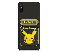 Coque pour Xiaomi Redmi 9A Redmi 9AT Officiel Pokemon, Pikachu Jeu vidéo pour protéger votre téléphone portable Xiaomi en silicone souple avec licence officielle Pokémon