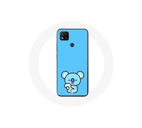 Coque pour Xiaomi Redmi 9C Bangtan BTS BT21 Koya RM Fond Bleu