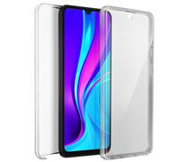 Coque Xiaomi Redmi 9C Protection Arrière Rigide + Avant Souple Transparent
