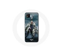 Coque pour Xiaomi Redmi 9C Vikings Série Saison 6 Ragnar Lothbrok logo V Epée Gris Fond Brouillard