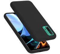cadorabo Coque Compatible avec Xiaomi RedMi 9T / POCO M3, Étui Housse en Silicone- Coque pour RedMi 9T / POCO M3- Protection Antichoc, Anti-Empreintes- TPU Housse de Protection - Mat Liquid Black
