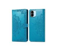 Coque pour Xiaomi Redmi A2,Xiaomi Redmi A1 Similicuir Turquoise