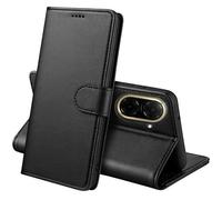 Coque pour Xiaomi Redmi A5 4G (EU Version) - Portefeuille Noir Rabat Clapet Aimanté Rangement Cartes Phonillico®