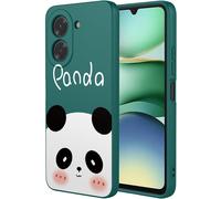 Coque Pour Xiaomi Redmi A5 4g, Très Mince Élégante Fleurs Vignes Ou Panda Mignons Design Housse, Souple Silicone Liquide Tpu Bumper Antichoc Mat Femme Étui, Vert A02[Wke00991]
