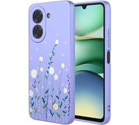 Coque Pour Xiaomi Redmi A5 4g, Très Mince Élégante Fleurs Vignes Ou Panda Mignons Design Housse, Souple Silicone Liquide Tpu Bumper Antichoc Mat Femme Étui (Mauve A92)[Wke00983]