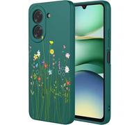 Coque Pour Xiaomi Redmi A5 4G, Très Mince Élégante Fleurs Vignes Ou Panda Mignons Design Housse, Souple Silicone Liquide Tpu Bumper Antichoc Mat Femme Étui, Vert A97[WKE00989]