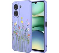 Coque Pour Xiaomi Redmi A5 4g, Très Mince Élégante Fleurs Vignes Ou Panda Mignons Design Housse, Souple Silicone Liquide Tpu Bumper Antichoc Mat Femme Étui (Mauve A97)[Wke00982]